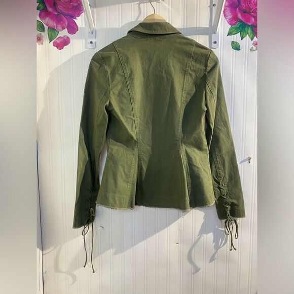 Intermix Exclusive Army Green  Coat Lacing Size S - Picture 6 of 6